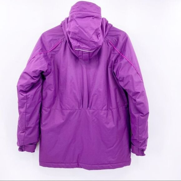 Columbia Omni-Tech Waterproof Breathable Jacket Kids L Omni-Heat Insulated - Picture 2 of 11